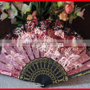 Promotional and Wholesale Plastic Lace Fan photo-3