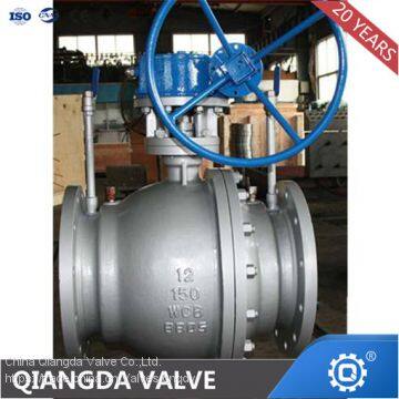 Carbon Steel 2pc Flange Trunnion Mounted Ball Valve photo-3