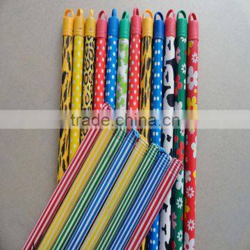 low price wooden broom handle with PVC coated