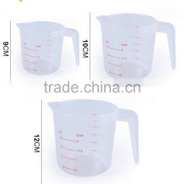 3 Pcs Plastic Measuring Cup Set photo-3