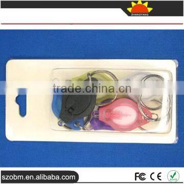 Small Portable Gift Keychain Plastic OEM White Light LED Keychain photo-6