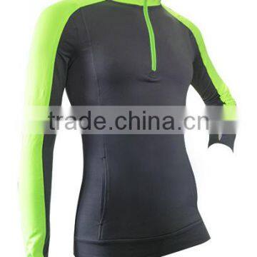 Running t shirt long sleeve round neck dry fit t shirt running tights