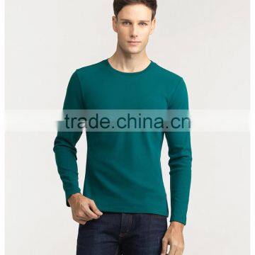 Custom100% Cotton O Neck e Winter Tee Long Sleeve Blank Shirts Men T-shirt photo-4