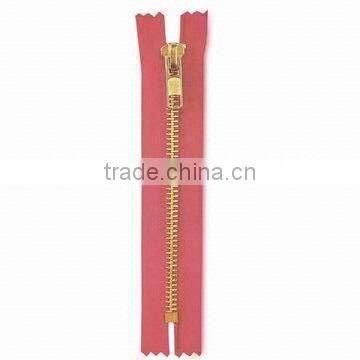 5# Brass zipper C/E Auto Lock slider