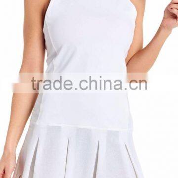 MGOO Custom Made Summer New Fashion Sports Tracksuits For Women White Sport Wear Tennis Dress photo-3