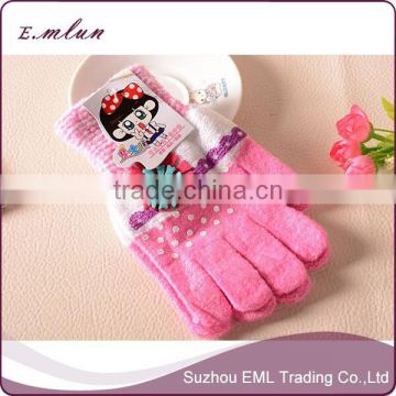 Kids Knitting Gloves Custom Winter wholesale