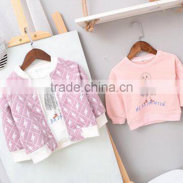 YE5209 autumn 2017 children clothing fashion casual girls coats