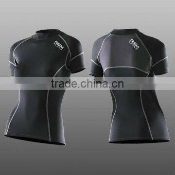 Ladies Compression Half Sleeve Jersey