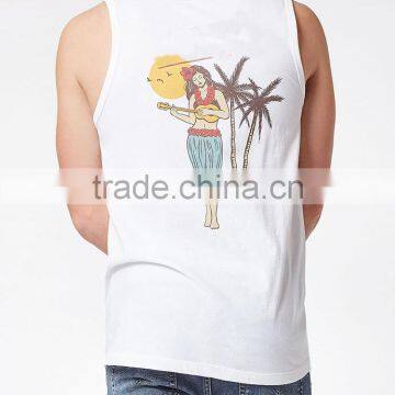 Creative Designed Scoop-neck Men's Tank Tops