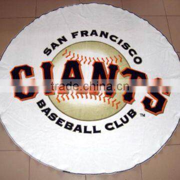 Promotional Gift Cotton Reactive Printing Compressed Round Beach Towel photo-5