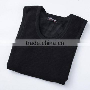 Custom OEM Logo Sleeveless Sweater Warm Vest Thick Cotton Men Tank Top photo-3