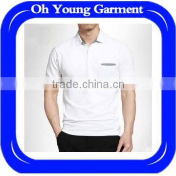 With a pocket mens dry fit polo t shirt