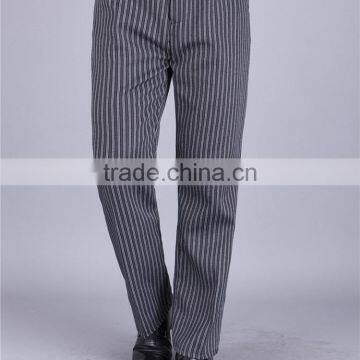 Unisex Work Uniform Wholesales Factory Cotton Baker Strpe Chef Uniform Pants photo-2