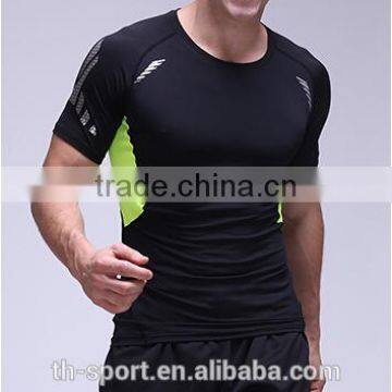 Wholesale gym clothing sports t shirt, top selling high quality fitness wear