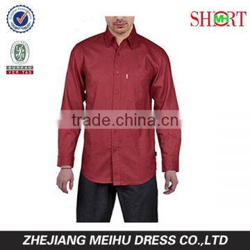 2016 Men's Hemp Long Sleeve Dress Shirt , Linen Shirts photo-3
