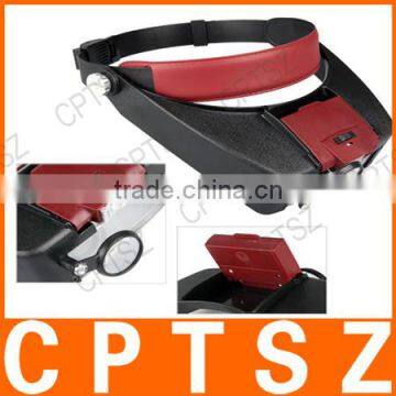 MA-016 Adjustable Head-mounted Magnifier Magnifying Magnifying Lamp Headlights photo-2