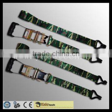 2 Inch 3T Cargo Lashing Ratchet Tie Down Cam Buckle Winch Strap With Hook and Ring photo-3