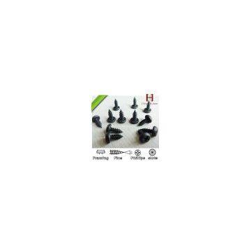 fine thread phillips drive slots black phosphate framing head self tapping screw