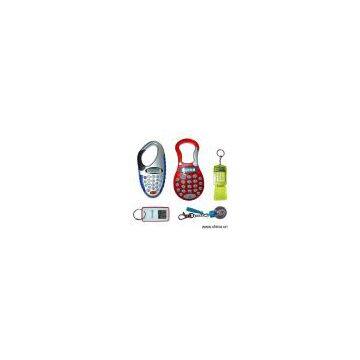 Sell Calculator and Key Chain Clock