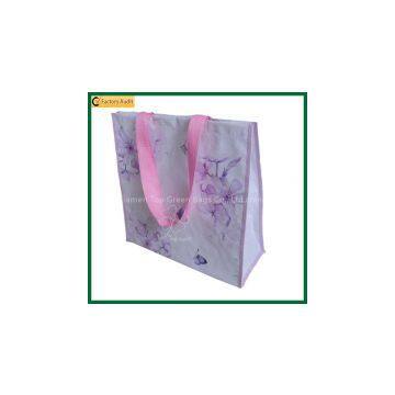 Laminated Shopping Tote Bag Recycled Woven Bag (TP-LB288) photo-2