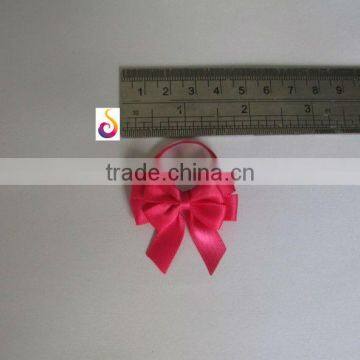 mini ribbon bow with elastic