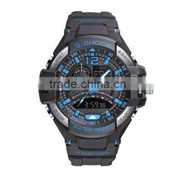 Men watches luxury brand PC plastic waterproof fitness watch