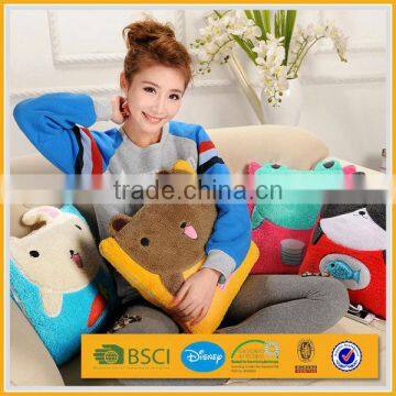 100% polyester character decorative cushions