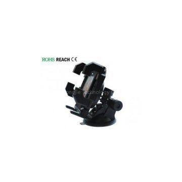 Universal ABS Material MP3 Player Car Holder With ROHS , REACH Certificates for GPS Navigator MP4 MP