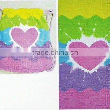 active print beach towel bag