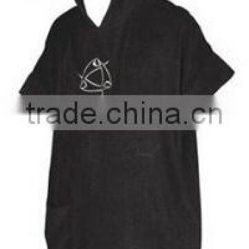 hooded towel poncho,surfing poncho,adult hooded beach towel