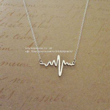 Fashion Jewelry Cute Heartbeat Necklace