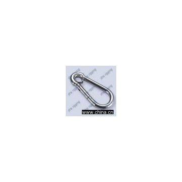 Snap hook,with eyelet,zinc plated