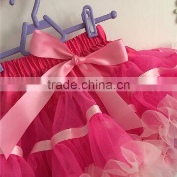 MOQ 1PCS Wine Color Puffy Skirts Gilrs Boutique Clothing photo-5