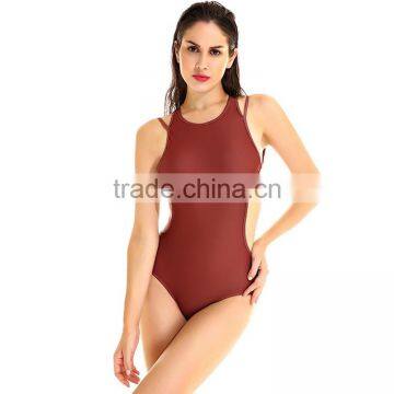 Ladies' Cover Belly Slim Siamese Triangle Sports Swimming Suit photo-2