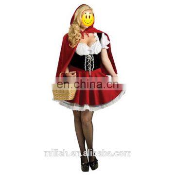 wholesale funny prom dress halloween princess costumes Fairytale cosplay Little Red Riding Hood women costumes MFJ-0019