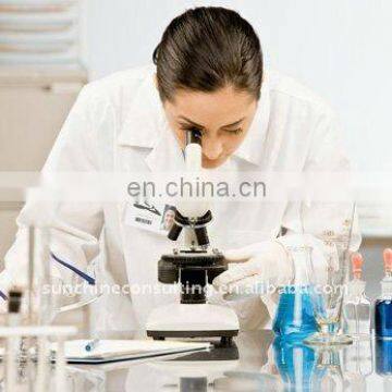 Lab test/control quality in shenzhen/hongkong/in textile/garment/furniture/electronic/powder/decorations/stationery/fabic/