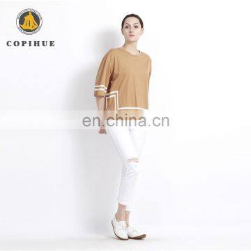 Golden Supplier High Quality Lady Cotton T-shirt