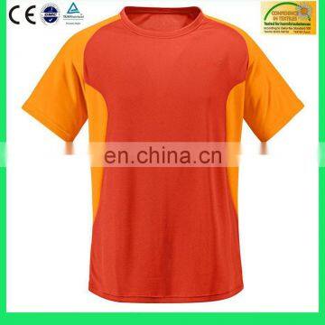 Moisture wicking mesh dry fit T shirt, mens polyester spandex fitted t shirts(6 Years  Experience)