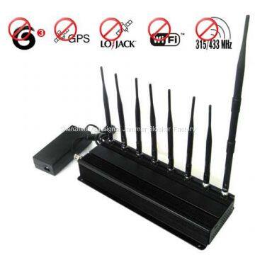 GSM 3G 315Mhz 433mhz blocker home alarm system Jammer