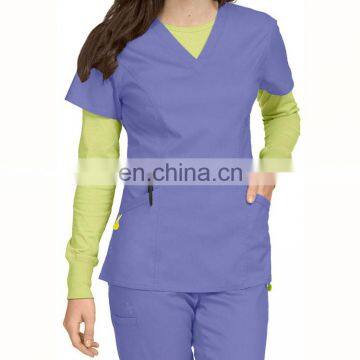 2017 Fashionable Hospital Female Staff Nurse Uniform Design