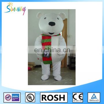 2016 adult bear costume/adult polar bear costume on sale