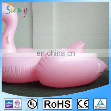 EN71 6p Eco-friendly PVC Giant Pink Inflatable Flamingo Swimming Water Pool Float photo-2