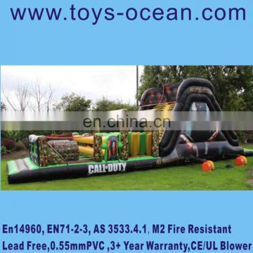 boot camp inflatable obstacle course,outdoor obstacle course equipment