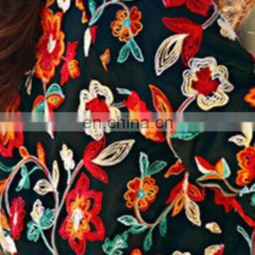 2016 Wholesale Net Embroidered Bomber For Jacket Women photo-4