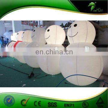 Advertising Inflatable Air Blown Products / Super Quality Inflatable Christmas Snowman With Led Lighting For Decoration photo-3
