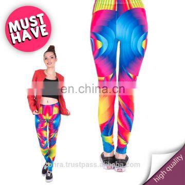 Ultracolor face stretch sport muscle gym pattern denim girls sale wholesale fit mix femme lularoe stylish leggings for women