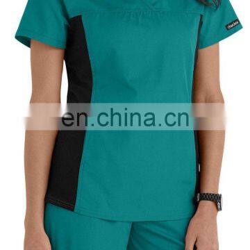 Custom v-neck top hospital uniform medical scrubs sets nurse scrub suit design medical scrubs wholesale