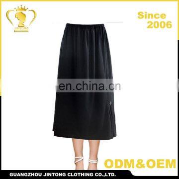 New arrived design casual cotton long skirt for women