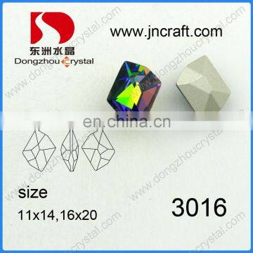 Colorful Dysmorphism Fancy loose crystal components for wedding dress