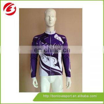 100% Polyester Colorful Women Cycling Jersey